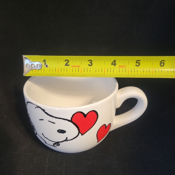 Snoopy Peanuts Happy Valentines Day Hearts Coffee Cup Oversize Mug 2015 - Picture 7 of 8